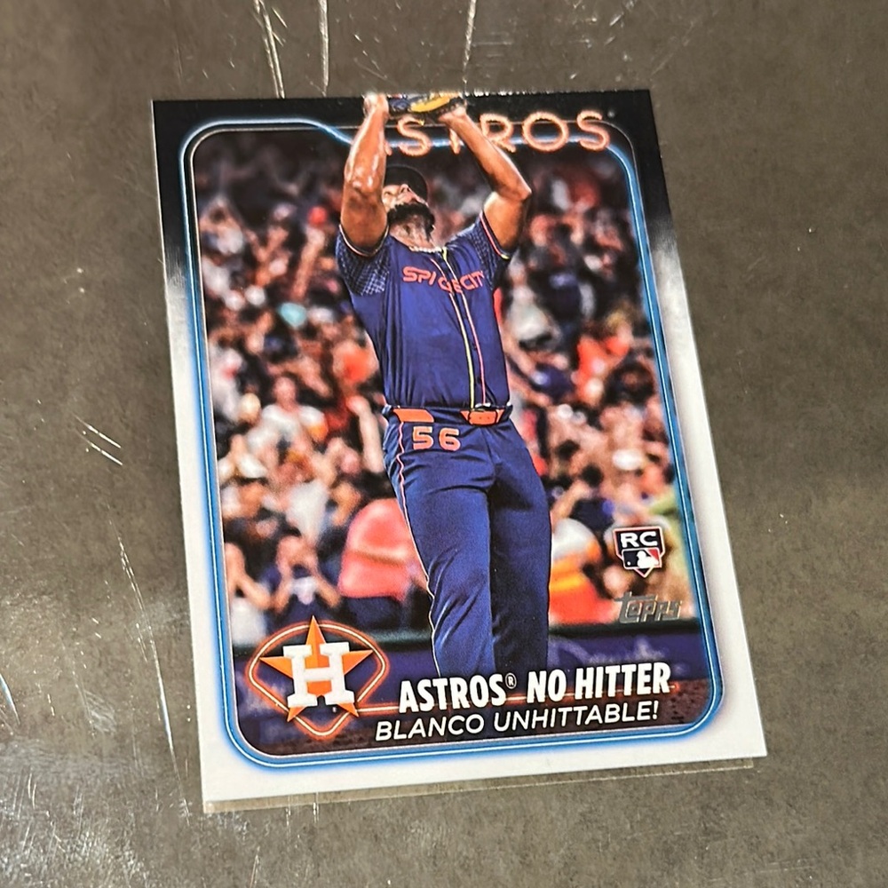 Topps Astros No Hitter Card